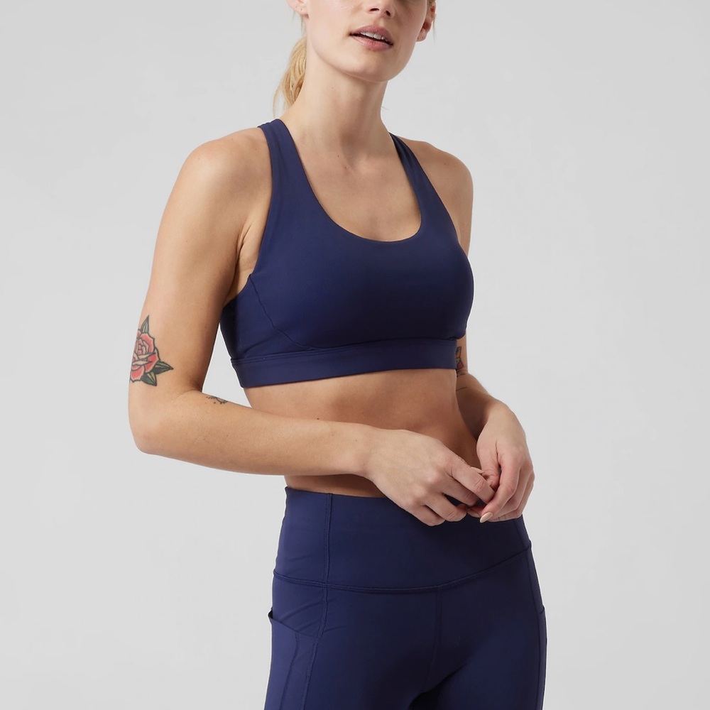 Navy Athleta bra size small !